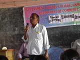 10-1-2014 Guest Lecture by SBI Manager Sri Rajendra Prasad on Banking Opportunities (4)