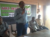 29-1-2015 Extension Lecture by Guntakal Area Commercial Tax Officer Mr. Vijay Kumar has explained