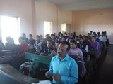 5-1-2015 Guest lecture by B. Satish, Branch Manager, LIC- Guntakal and his team members Srinivas3