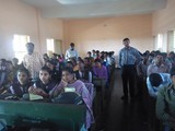 5-1-2015 Guest lecture by B. Satish, Branch Manager, LIC- Guntakal and his team members Srinivas5