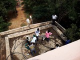 1-10-2016 swatch bharath on terrace [ debris cleaning] 