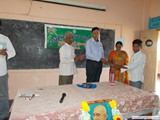 Students interaction on Gandhi Jayanthi held at GDC, Uravakonda on 2-10-16