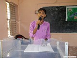 Students interaction on Gandhi Jayanthi held at GDC, Uravakonda on 2-10-16