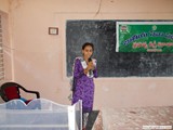 Students interaction on Gandhi Jayanthi held at GDC, Uravakonda on 2-10-16