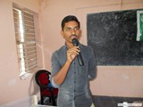 Students interaction on Gandhi Jayanthi held at GDC, Uravakonda on 2-10-16