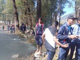 Mr. Akhil ,III B.Com CA Student of GDC, Uravakonda taken during his participation in the NSS adventurous Camp held at Manali during October 2016