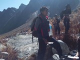 Mr. Akhil ,III B.Com CA Student of GDC, Uravakonda taken during his participation in the NSS adventurous Camp held at Manali during October 2016