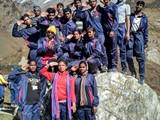 Mr. Akhil ,III B.Com CA Student of GDC, Uravakonda taken during his participation in the NSS adventurous Camp held at Manali during October 2016