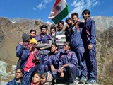 Mr. Akhil ,III B.Com CA Student of GDC, Uravakonda taken during his participation in the NSS adventurous Camp held at Manali during October 2016