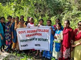 Botanical field visit by Department of Botany on 30-01-2021.