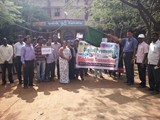 Rally on the Cash Less Transaction Awareness held by GDC, Uravakonda Stakeholders