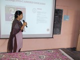 Students Interaction on the Mosquito-borne diseases and prevention awareness program