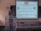 Students Interaction on the Mosquito-borne diseases and prevention awareness program