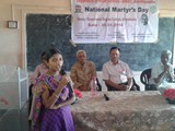 NATIONAL MARTYRS DAY CELEBRATIONS. GDC, URAVAKONDA