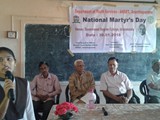 NATIONAL MARTYRS DAY CELEBRATIONS. GDC, URAVAKONDA