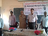 NATIONAL MARTYRS DAY CELEBRATIONS. GDC, URAVAKONDA
