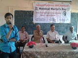 NATIONAL MARTYRS DAY CELEBRATIONS. GDC, URAVAKONDA