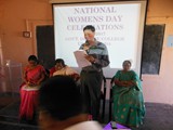 National Women Day Celebration held at GDC, Uravakonda on 13-2-2017