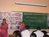 Valedictory function of self defence certificate course at GDC, Uravakonda